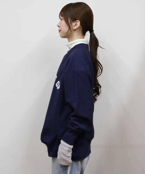 Sanca（サンカ）の「Sanca/サンカ　プロパティークルースウェット　PROPERTY CREW SWEAT（スウェット・メンズ・グレー/インディゴブルー・2/3）」の12枚目の写真