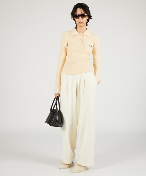 ワイドニットパンツ / Wide Knit Pants（その他パンツ）｜PRANK