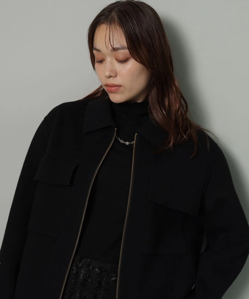 ファー付きBIGポケットリバーブルゾン（ダウンジャケット/コート