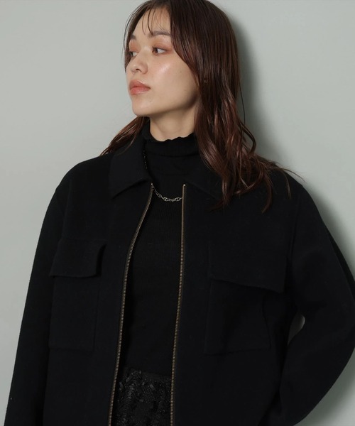 ファー付きBIGポケットリバーブルゾン（ダウンジャケット/コート