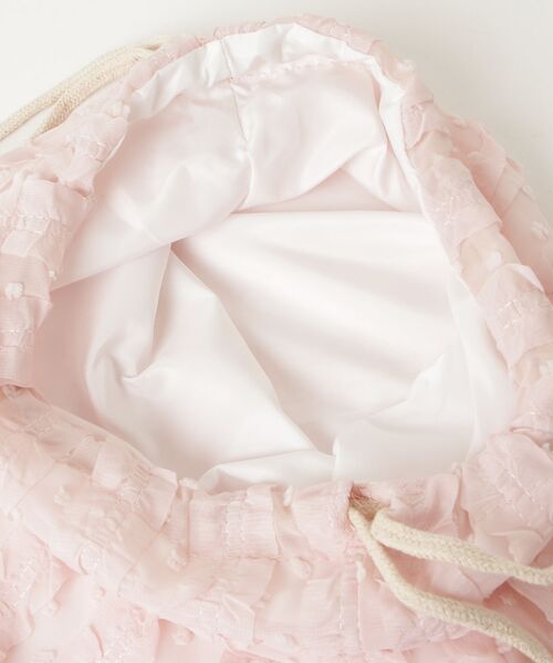 Vini（ヴィニ）の「フリルコンパクトナップザック（バックパック/リュック・レディース・ピンク/アイボリー/ホワイト・FREE）」の16枚目の写真