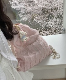 Vini（ヴィニ）の「フリルコンパクトナップザック（バックパック/リュック）」