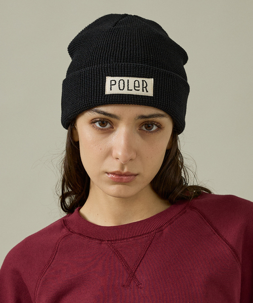 POLeR(ポーラー)の「【POLER / ポーラー】WORKERMAN BEANIE / ワーカーマン ビーニー(ニットキャップ/ビーニー・メンズ・ネイビー/エンジ/カーキ/ブラック/チャコールグレー/オレンジ・フリー)」の18枚目の写真
