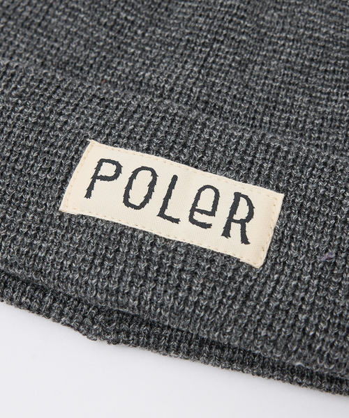 POLeR(ポーラー)の「【POLER / ポーラー】WORKERMAN BEANIE / ワーカーマン ビーニー(ニットキャップ/ビーニー・メンズ・ネイビー/エンジ/カーキ/ブラック/チャコールグレー/オレンジ・フリー)」の9枚目の写真