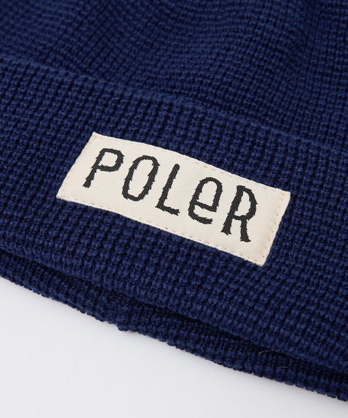 POLeR(ポーラー)の「【POLER / ポーラー】WORKERMAN BEANIE / ワーカーマン ビーニー(ニットキャップ/ビーニー・メンズ・ネイビー/エンジ/カーキ/ブラック/チャコールグレー/オレンジ・フリー)」の7枚目の写真