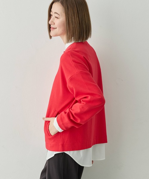 Petit Honfleur(プチオンフルール)の「リングドットカーディガン(カーディガン/ボレロ・レディース・ネイビー/グレー/レッド・L/M)」の16枚目の写真