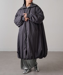 MAGASIN DE MODE Onjna（マガジンデモードオンジェナ ）の「【MAGASIN DE MODE Onjna】T/Nタフタ 中綿バルーンリブコート XNN（その他アウター）」