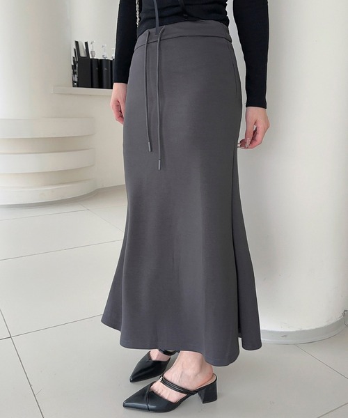 セール】【Jasmine】スウェットタイトロングスカート（スカート