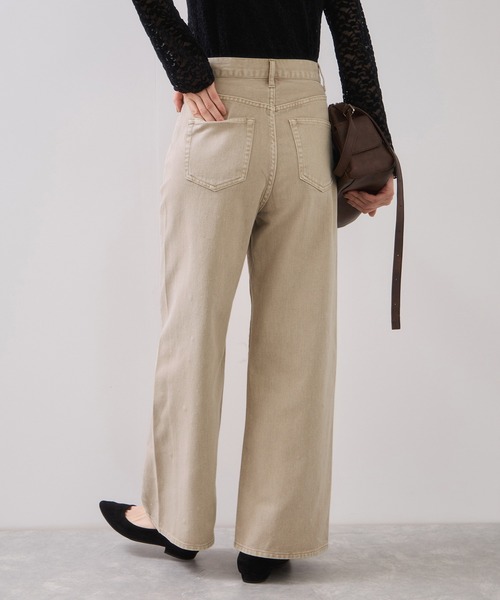 VIS（ビス）の「ビジューデニムパンツ（デニムパンツ・レディース・ブルー/ベージュ・S/M）」の15枚目の写真