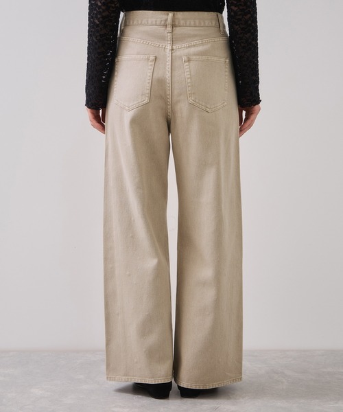 VIS（ビス）の「ビジューデニムパンツ（デニムパンツ・レディース・ブルー/ベージュ・S/M）」の9枚目の写真