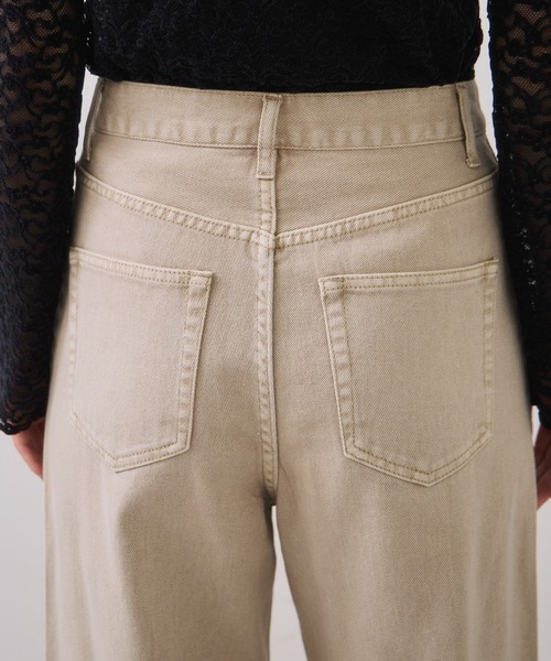 VIS（ビス）の「ビジューデニムパンツ（デニムパンツ・レディース・ブルー/ベージュ・S/M）」の6枚目の写真