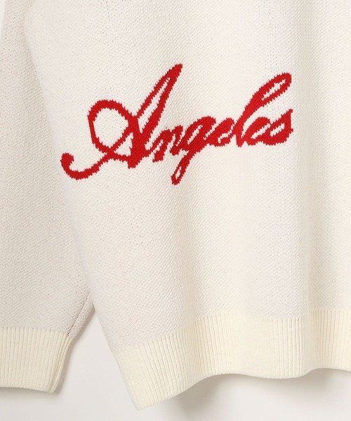 BAYFLOW（ベイフロー）の「【累計販売数10万枚突破！】HAPPYカラーニットプルオーバー25（ニット/セーター・メンズ・オフホワイト/ブラック/ピンク/ブルー/オレンジ/ネイビー/ベージュ/レッド・SMALL/LARGE/MEDIUM）」の11枚目の写真