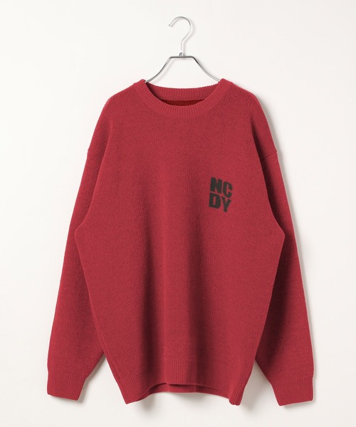 BAYFLOW（ベイフロー）の「【累計販売数10万枚突破！】HAPPYカラーニットプルオーバー25（ニット/セーター・メンズ・オフホワイト/ブラック/ピンク/ブルー/オレンジ/ネイビー/ベージュ/レッド・SMALL/LARGE/MEDIUM）」の16枚目の写真