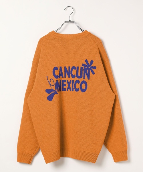 BAYFLOW（ベイフロー）の「【累計販売数10万枚突破！】HAPPYカラーニットプルオーバー25（ニット/セーター・メンズ・オフホワイト/ブラック/ピンク/ブルー/オレンジ/ネイビー/ベージュ/レッド・SMALL/LARGE/MEDIUM）」の21枚目の写真