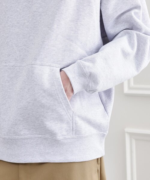 TAKEO KIKUCHI（タケオキクチ）の「◆【LIMITED】ワンポイント刺繍スウェットパーカー（パーカー・メンズ・ブラック/ブルー系その他/ホワイト/ライトグレー/モスグリーン・02/03/04）」の14枚目の写真