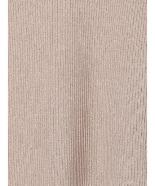 Te chichi TERRASSE（テチチテラス）の「袖口釦クルーネックリブニット（ニット/セーター・レディース・ベージュ/オフホワイト/ブラック・F）」の6枚目の写真