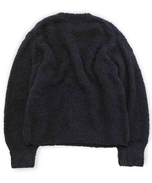 ANTHEM A(アンセムエー)の「【ANTHEM A】 MIXFUR MOLEKNIT CREWNECK(ニット/セーター・メンズ・ブラック/ゴールド・LARGE)」の3枚目の写真