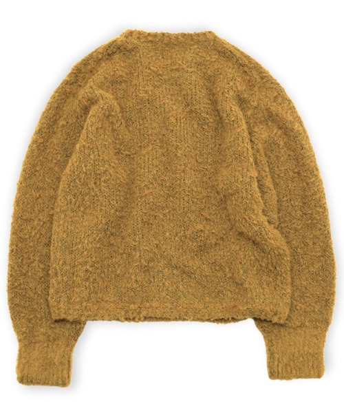 ANTHEM A(アンセムエー)の「【ANTHEM A】 MIXFUR MOLEKNIT CREWNECK(ニット/セーター・メンズ・ブラック/ゴールド・LARGE)」の6枚目の写真