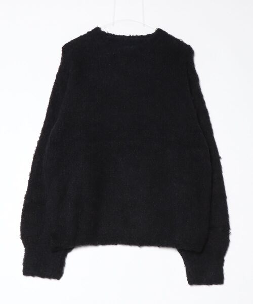 ANTHEM A(アンセムエー)の「【ANTHEM A】 MIXFUR MOLEKNIT CREWNECK(ニット/セーター・メンズ・ブラック/ゴールド・LARGE)」の11枚目の写真