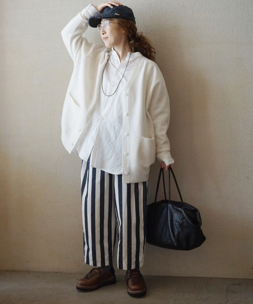 JOURNAL STANDARD LUXE(ジャーナルスタンダード ラックス)の「ストライプデニム イージーパンツ(その他パンツ・レディース・ネイビー・FREE)」の15枚目の写真