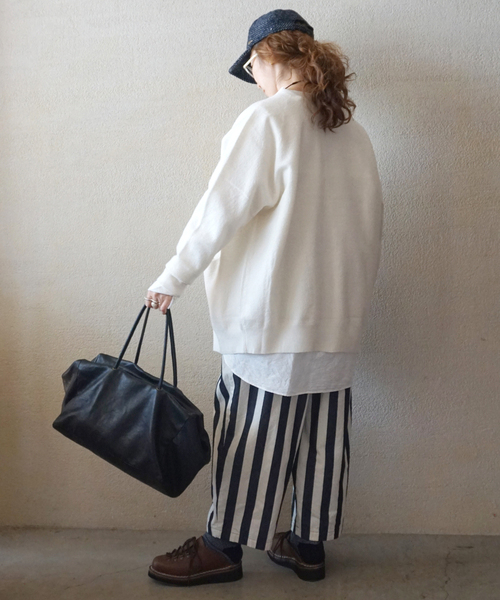 JOURNAL STANDARD LUXE(ジャーナルスタンダード ラックス)の「ストライプデニム イージーパンツ(その他パンツ・レディース・ネイビー・FREE)」の16枚目の写真