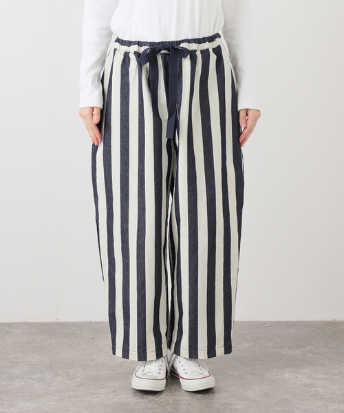 journal standard luxe キャンディストライプイージーパンツ ストライプデニム イージーパンツ（その他パンツ）｜JOURNAL STANDARD