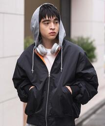 WEGO | WEGO/【25年秋冬新作】2WAYフードパファーMA-1(MA-1)