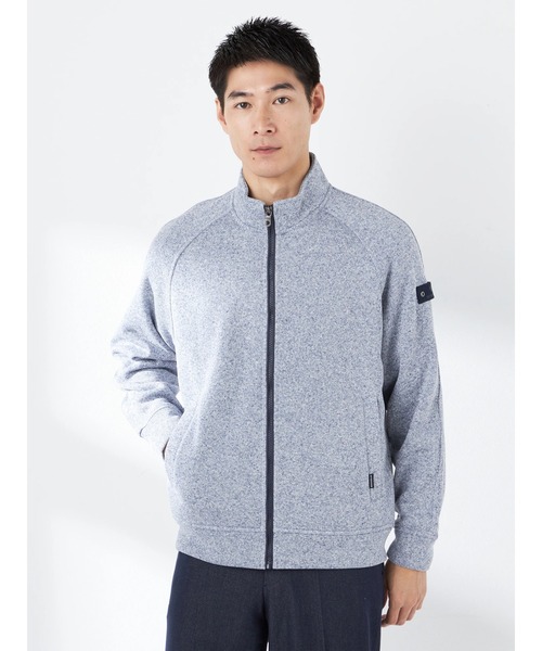 McGREGOR(マックレガー)の「ニットフリースブルゾン(カーディガン/ボレロ・メンズ・ブルー系その他2/ネイビー・L/M/XL)」の2枚目の写真
