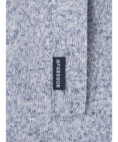 McGREGOR(マックレガー)の「ニットフリースブルゾン(カーディガン/ボレロ・メンズ・ブルー系その他2/ネイビー・L/M/XL)」の11枚目の写真