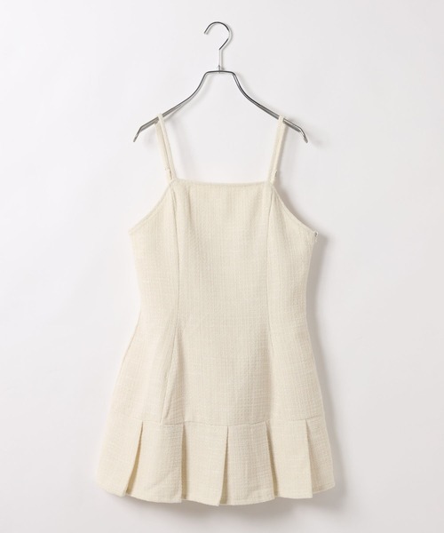 repipi armario（レピピ アルマリオ）の「【セレモニー】ガーリーツイードワンピース（ワンピース・キッズ・サックスブルー/アイボリー・LARGE/MEDIUM/SMALL）」の10枚目の写真