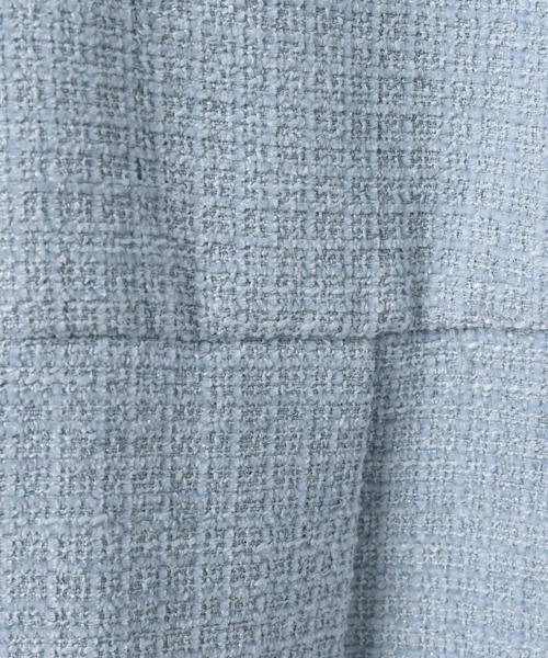 repipi armario（レピピ アルマリオ）の「【セレモニー】ガーリーツイードワンピース（ワンピース・キッズ・サックスブルー/アイボリー・LARGE/MEDIUM/SMALL）」の15枚目の写真