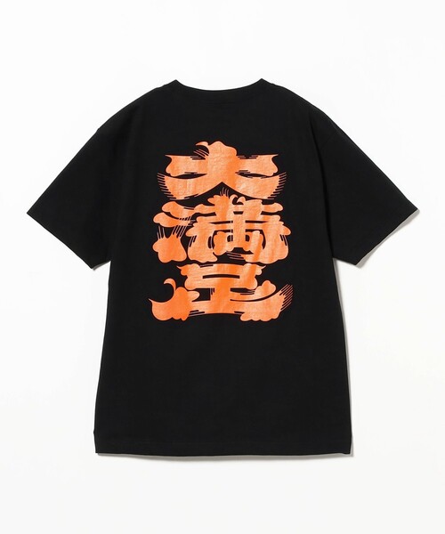 BEAMS JAPAN(ビームス ジャパン)の「大満足 髭文字Tシャツ(Tシャツ/カットソー・レディース・ブラック・LARGE/SMALL/MEDIUM/X-LARGE)」の5枚目の写真