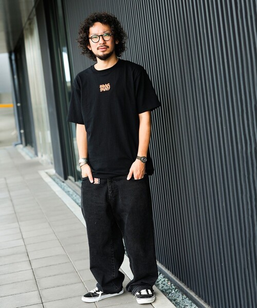 BEAMS JAPAN(ビームス ジャパン)の「大満足 髭文字Tシャツ(Tシャツ/カットソー・レディース・ブラック・LARGE/SMALL/MEDIUM/X-LARGE)」の16枚目の写真