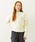 MILKFED.�i�~���N�t�F�h�j�́uHEART RIBBON EMBLEM SHORT CREW SWEAT�i�X�E�F�b�g�j�v�b�I�t�z���C�g