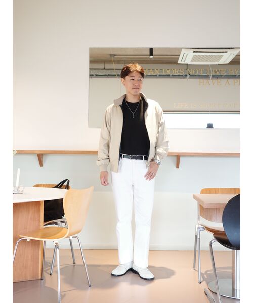 MUSINSA STANDARD（ムシンサスタンダード）の「テーパードクロップデニムパンツ[クリーム]（デニムパンツ・メンズ・その他・40/38/42/34/32/30/31/33/26/27/28/29）」の12枚目の写真