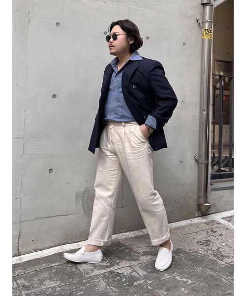 MUSINSA STANDARD（ムシンサスタンダード）の「テーパードクロップデニムパンツ[クリーム]（デニムパンツ・メンズ・その他・40/38/42/34/32/30/31/33/26/27/28/29）」の14枚目の写真