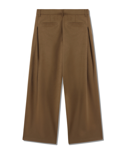 TRILLION（トリリオン）の「ウールライクインバーテッドジョーワイドパンツ[キャメル]（スラックス・レディース・その他・MEDIUM/LARGE/X-LARGE）」の6枚目の写真