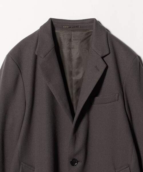 セール】ニットメルトン シングルチェスターコート＜A DAY IN THE LIFE