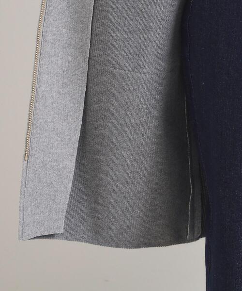 ITS'DEMO（イッツデモ）の「裏リブ襟付きコート（ステンカラーコート・レディース・ライトグレー/ライトベージュ/ブラウン系その他/アイボリー・00）」の18枚目の写真