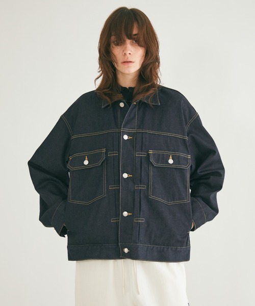 selvedge denim relax blouson（デニムジャケット）｜beautiful people