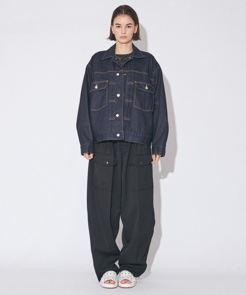 beautiful people(ビューティフルピープル)の「selvedge denim relax blouson(デニムジャケット・メンズ・インディゴブルー・40/38)」の7枚目の写真