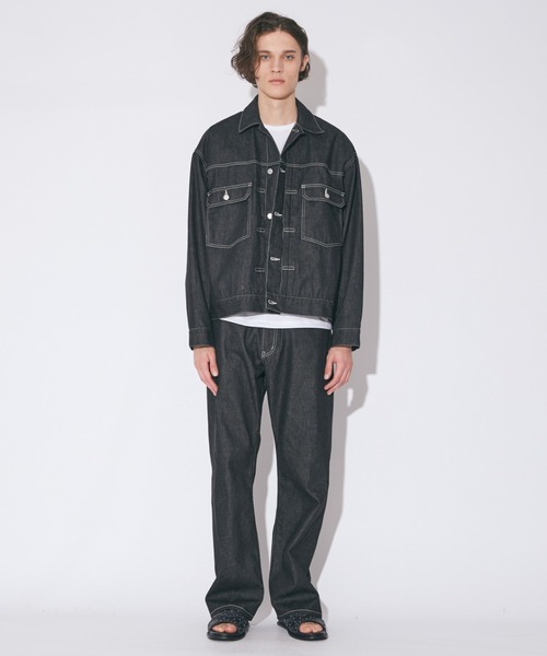 セール】selvedge denim relax blouson（デニムジャケット