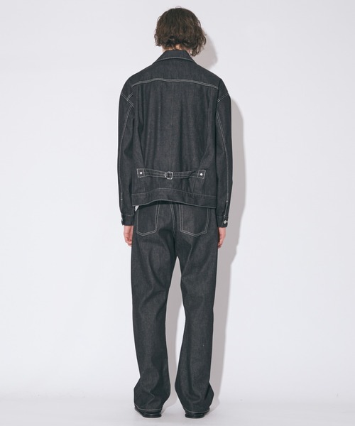 beautiful people(ビューティフルピープル)の「selvedge denim relax blouson(デニムジャケット・メンズ・インディゴブルー/ブラック・40/38/36/34)」の14枚目の写真