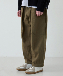 NODU（ノードユー）の「バルーンストラップコットンパンツ [カーキ]（その他パンツ）」