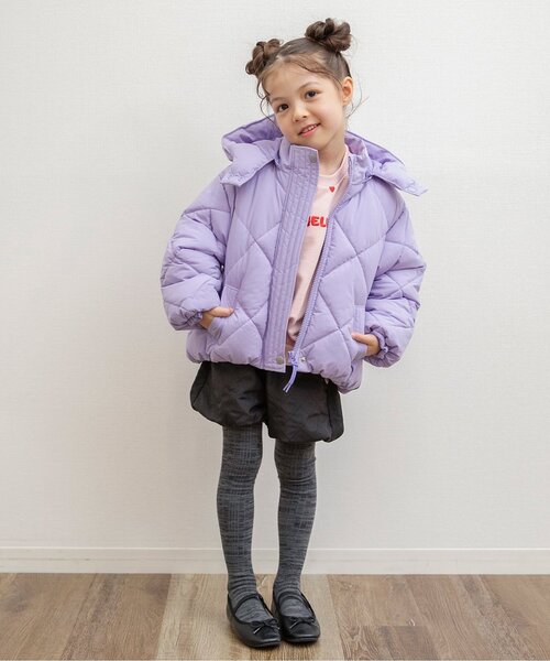 BG COLORFUL PUFFER BLOUSON パファージャケット ピンク jakke（ジャッキー）の「△JAKKE/ジャッキー PATRICIA PUFFER BLOUSON