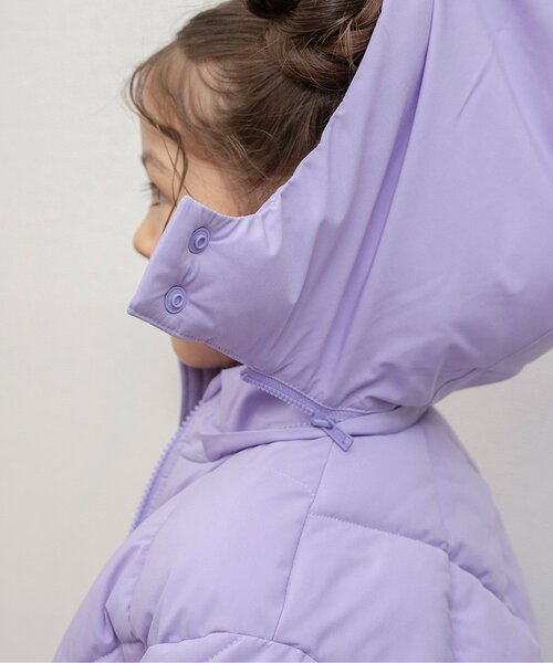 BREEZE（ブリーズ）の「【洗える】パファージャケット_ジュニア対応（ダウンジャケット/コート・キッズ・ラベンダー/ブラック・120/140/130/100/110/90/80）」の12枚目の写真