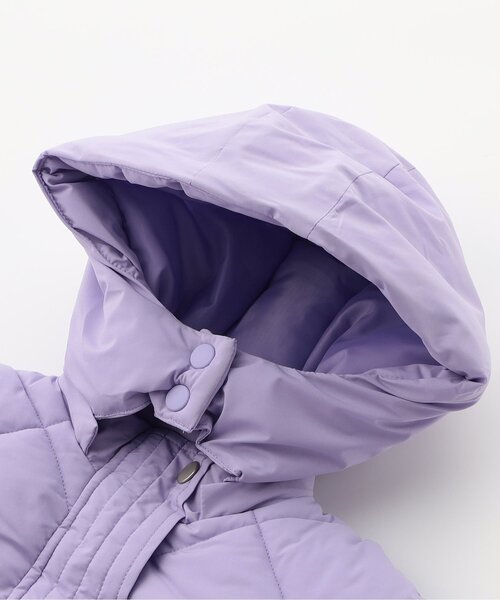 BREEZE（ブリーズ）の「【洗える】パファージャケット_ジュニア対応（ダウンジャケット/コート・キッズ・ラベンダー/ブラック・120/140/130/100/110/90/80）」の7枚目の写真