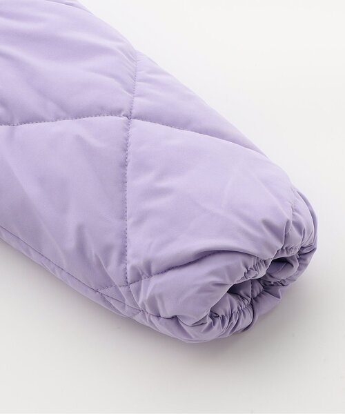 BREEZE（ブリーズ）の「【洗える】パファージャケット_ジュニア対応（ダウンジャケット/コート・キッズ・ラベンダー/ブラック・120/140/130/100/110/90/80）」の4枚目の写真