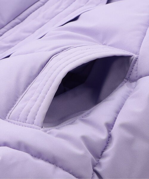 BREEZE（ブリーズ）の「【洗える】パファージャケット_ジュニア対応（ダウンジャケット/コート・キッズ・ラベンダー/ブラック・120/140/130/100/110/90/80）」の3枚目の写真