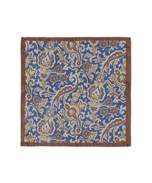 BEAMS F | FITZGERALD / シルク ペイズリー柄×小紋柄 チーフ(ハンカチ/ハンドタオル)